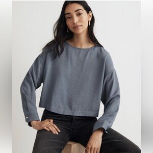 MADEWELL Relaxed tulip top back- size small